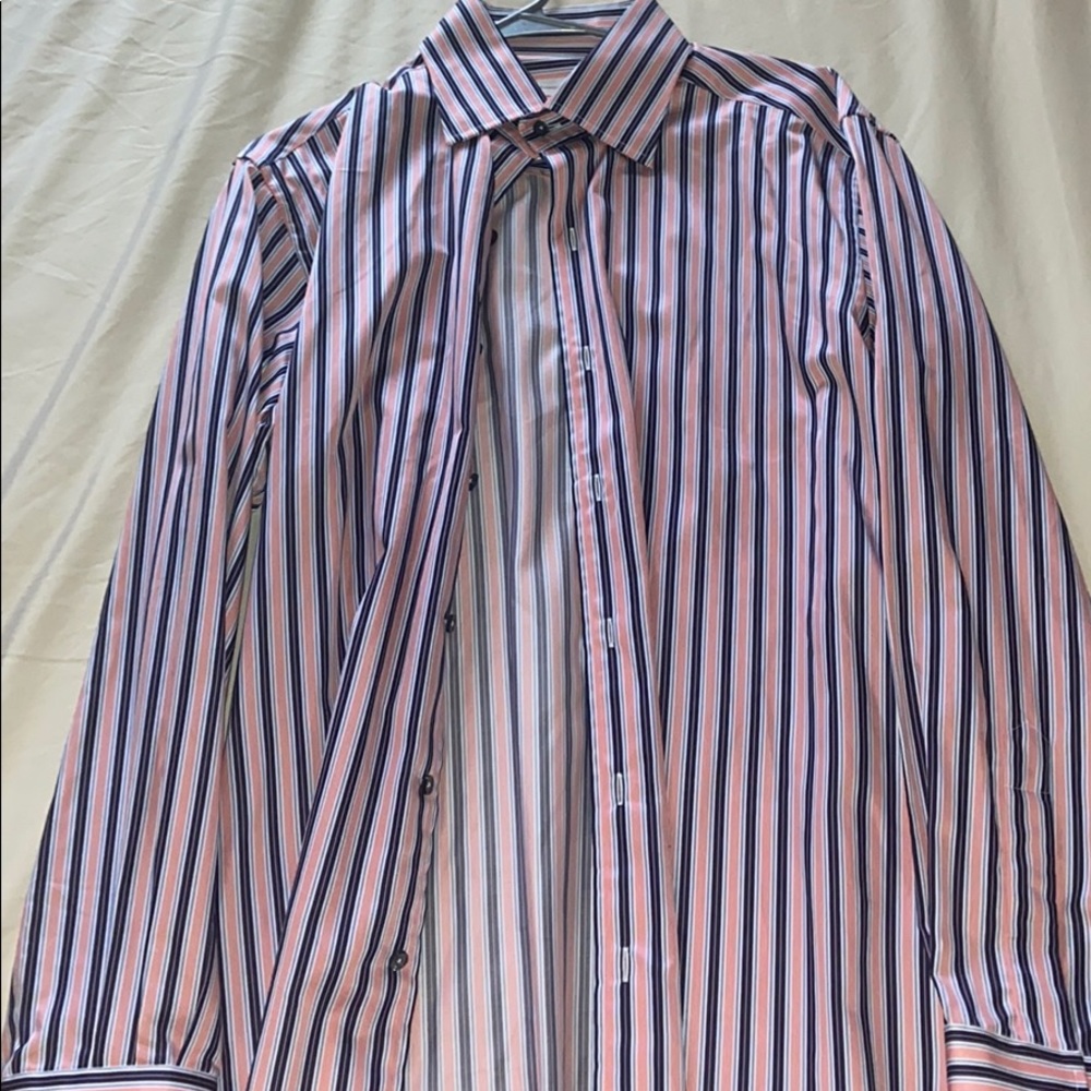 Zegna striped button down shirt